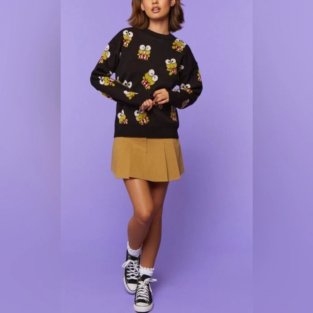 Hello Kitty & Friends + Forever 21 Keroppi Crewneck Sweater- size M - Picture 15 of 15